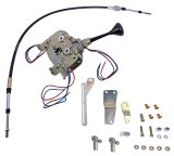 Lokar Electronic Sport Shifters ES6L80FXMB Automatic Shifter, Shifters, Detent, 6.000 in. Straight Black Stick, 3/8-24 in., Black Mushroom Knob, 6L80E, Each thumbnail 2
