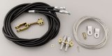 Lokar Floor Mount Emergency Brake Cables EC-81FU Parking Cable, Plastic, Plastic, 96 in. Length, Street Rod, Ford, Wilwood, Each thumbnail 2