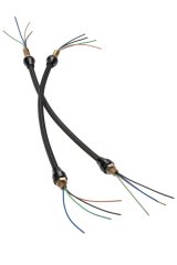 Lokar Midnight Series Headlight Wiring Harnesses XHL-1900 Harness, Headlight, 4-Wire, Braided Stainless Steel, Pair thumbnail 2