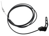 Lokar Trunk Release Cable Kits XTR-1200U Cable, Plastic, Black, 15.00 ft. Length, Billet Aluminum Lever, Black, Kit thumbnail 1