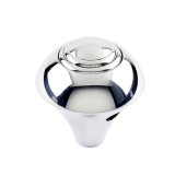 Lokar Shift Knobs SK-6928 Knob, Deco, Aluminum, Polished, Plain, For Shifters, Each thumbnail 1