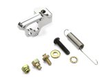 Lokar Throttle Cable Brackets TCB-40PF4L1 Throttle/Kickdown, and Cruise Control Bracket, Body Mount, Aluminum, Brite Anodized, Edelbrock Pro-Flo 4,Late 4150 Body, Each thumbnail 1