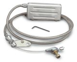 Lokar Hi-Tech Kickdown Kits KD-2400HT Automatic Transmission Cable, Hi-Tech, Natural Braided Stainless Steel, Natural Aluminum Fittings, GM, TH400, Kit thumbnail 2
