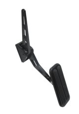Lokar Competitor Series Throttle Pedal Assemblies XBAG-6148 Pedal, Aluminum, Brushed, Firewall Mount, Rubber Insert, Universal, Each thumbnail 2