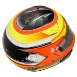 Zamp RZ-70E Switch Helmets H760C30M Helmet, Switch, Full Face, Orange/Yellow Graphic, Gloss Finish, Fire-Retardant Liner, Snell SA2020/FIA 8859-2015, Medium, Each thumbnail 4