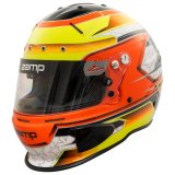 Zamp RZ-70E Switch Helmets H760C30M Helmet, Switch, Full Face, Orange/Yellow Graphic, Gloss Finish, Fire-Retardant Liner, Snell SA2020/FIA 8859-2015, Medium, Each thumbnail 7