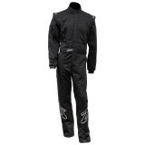 Zamp ZR-30 Racing Suits R030033XL Driving Suit, ZR-30, SFI 3.2A/5, Black, Three Layer, Men's X-Large, Each thumbnail 1