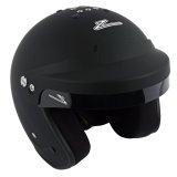 Zamp RZ-18H Helmets H77403FL Helmet, RZ-18H, Half, Black, Matte Finish, Snell SA2020, Large, Each thumbnail 1
