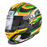 Zamp Helmets H760C49M Helmet RZ-70E Switch SNELL SA2020/FIA8859-2015 Matte Grn/Blk/ Graphic Medium thumbnail 3