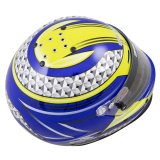 Zamp RZ-62 Helmets H764C36M Helmet, RZ-62, Full Face, Graphic, Blue/Green, Fire-Retardant Fabric, Snell SA2020, Medium, Each thumbnail 6