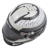 Zamp RZ-65D Helmets H775C15M Helmet, RZ-65D, Full Face, Carbon Fiber, Graphic, Black/Gray, Gloss, Snell SA2020/DOT, Medium, Each thumbnail 1