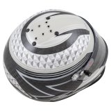 Zamp RZ-65D Helmets H775C15M Helmet, RZ-65D, Full Face, Carbon Fiber, Graphic, Black/Gray, Gloss, Snell SA2020/DOT, Medium, Each thumbnail 2
