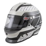 Zamp RZ-65D Helmets H775C15M Helmet, RZ-65D, Full Face, Carbon Fiber, Graphic, Black/Gray, Gloss, Snell SA2020/DOT, Medium, Each thumbnail 3