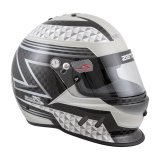 Zamp RZ-65D Helmets H775C15M Helmet, RZ-65D, Full Face, Carbon Fiber, Graphic, Black/Gray, Gloss, Snell SA2020/DOT, Medium, Each thumbnail 4