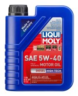 5w40 Liqui Moly Diesel High Tech Motor Oil 20006 5W-40 ,Plastic canister thumbnail 1