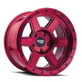 Dirty Life Wheels 9315 Compound Series Crimson Candy Red 18x9 Wheel, Series, Gloss, Red, Aluminum, 18 in. x 9 in., 5 x 5.50 in. Bolt Pattern, -12.00mm Offset, 4.53 in. Backspacing, Each thumbnail 1