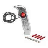 B&M Button Shifter Knobs 81060 Shift Knob, Pistol Grip, Aluminum, Natural, Automatic Transmission, Each thumbnail 6