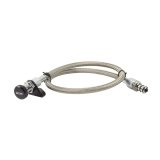 B&M Transmission Fluid Dipsticks 22168 Dipstick, Firewall Mount, Locking, Polished Aluminum Handle, Tube, Chevy, 6L80, Kit thumbnail 6