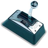 B&M QuickSilver Shifters 80683 Shifters, Automatic Transmission, Quick Silver, Ratchet Shifter, 12.23 in. Long Chrome Stick, Black/Chrome Plastic Console, GM, Mopar, Ford, Kit thumbnail 2