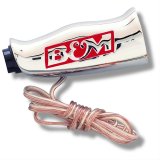 B&M Universal T-Handle Shift Knobs 80659 Knob, T-Handle, Aluminum, Chrome, Logo, Automatic, Manual Transmission, Each thumbnail 1