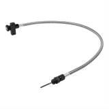 B&M Transmission Fluid Dipsticks 22200 Dipstick, Transmission, Braided Stainless, Flexible, Ford, 10R80, 6R80, 4R75E, AODE-W, 4R70E, Each thumbnail 1