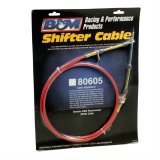 B&M Performance Shifter Cables 80605 Cable, Performance, 5 ft. Length, Morse Style, Eyelet/Threaded Ends, Red, Each thumbnail 1