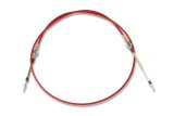 B&M Performance Shifter Cables 80506 Cable, Performance, 6 ft. Length, Threaded, Morse Style, Threaded Ends, Red, Each thumbnail 4