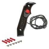 B&M Magnum Grip Shifter Side Plates 81078 Plate, Shift Knob Component, Anodized Black, 12 V Momentary Switch, Grip, Each thumbnail 6
