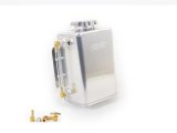 Canton Racing Coolant Recovery/Overflow Catch/Fill Tanks 80-201 Overflow Tank, 2 qt., Rectangular, 8.0 in. Tall, 5.0 in. Wide, 4.0 in. Deep, Aluminum, 1/4 in. NPT Inlet, Kit thumbnail 1