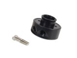 Canton Racing Oil Input Sandwich Adapters 22-550 Adapter, Filter, Bolt-On, Aluminum, Black, 13/16-16 in. Filter Thread, 1/2 in. NPT Inlet/Outlet, Each thumbnail 2