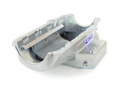Canton Racing Circle Track Wet Sump Oil Pans 11-102T Pan, Track, Steel, 6 qt., Rear Sump, Chevy, Small Block, Each