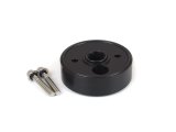 Canton Racing Remote Oil Filter Adapters 22-584 Adapter, Filter, Bolt-On, Aluminum, Black, 1/2 in. NPT Inlet/Outlet, Each thumbnail 1