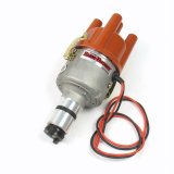 PerTronix Flame-Thrower Type 1 Engine Distributors for 1950-1966 BEETLE, 1956-1966 KARMANN GHIA, 1950-1964 TRANSPORTER - D189604 Distributor, Flame Thrower 1, Hall Effect, Mechanical Advance, Red Cap, Volkswagen, H4, 6 Volt, Aircooled thumbnail 1