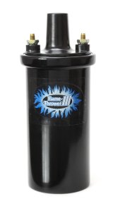 PerTronix Flame-Thrower III Ignition Coils 44011 Coil, III, Canister, Round, Oil Filled, Black, 45,000 V, Ultra Low 0.32 ohms, Each thumbnail 1