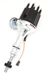 PerTronix Flame-Thrower Magnetic Trigger Billet Distributors D332710 Distributor, Flame-Thrower, Billet, Trigger, Ford 351C-460 Black Male Cap thumbnail 1