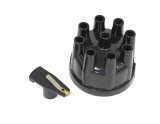 PerTronix Flame-Thrower Distributor Cap and Rotor Kits D600703 Kits, Flame-Thrower, Female/Socket, Black Cap, Clamp Down, Rotor, Brass Contact Terminal, Flame-Thrower, Ford, V8, Kit thumbnail 1