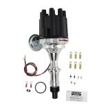 PerTronix Flame-Thrower Plug and Play Billet Distributors with Ignitor II® Module D120700 Distributor, Play, Hall Effect Pickup, Vacuum Advance, Black Cap, Pontiac V8, Each thumbnail 3