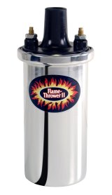 PerTronix Flame-Thrower II Ignition Coils 45001 Coil, II, Canister, Round, Oil Filled, Chrome, 45,000 V, Each thumbnail 4