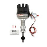 PerTronix Flame-Thrower Stock Look Cast Distributors D134610 Distributor, Flame-Thrower, Ignitor I, Magnetic Pickup, Vacuum Advance, Black Cap, Ford, 351W, Each thumbnail 1