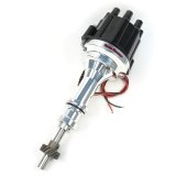 PerTronix Flame-Thrower Plug and Play Marine Distributors with Ignitor II® Module D232800 Distributor, Marine, & Play, Hall Effect, Mechanical Advance, Black Cap, Ford, 351C, 351M, 400, 429, 460 thumbnail 1
