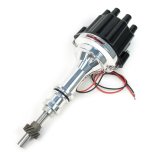 PerTronix Flame-Thrower Plug and Play Marine Distributors with Ignitor II® Module D230800 Distributor, Play, Hall Effect Pickup, Mechanical Advance, Black Cap, Ford, Small Block, Each thumbnail 2