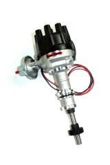 PerTronix Flame-Thrower Stock Look Cast Distributors D134620 Distributor, Flame-Thrower, Ignitor I, Vacuum Advance, Black Cap, Ford, 351C, 351M, 400, 429, 460 thumbnail 5