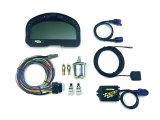 Racepak IQ3 Dash Displays 250-KT-IQ3SGPS Digital Dashboard Display, Dash, LCD, Aluminum, Black Anodized, Kit thumbnail 1