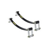 SuperSprings Suspension Helper Springs SSA25 Leaf Spring, SuperSprings, 750 lbs. Spring Capacity, Chevy, Ford, GMC, for Nissan, Ram, Pair thumbnail 1