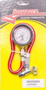 Longacre Standard Tire Pressure Gauges 52-52004 Gauge, Analog, 0-60 psi, 14 in. Hose, Each thumbnail 1