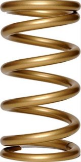 Landrum Conventional Rear Coil Springs K16-225 Spring, Rear, 5.0 in. Diameter, 16.00 in. Height, 225 lbs./in. Rate, Gold, Each thumbnail 1