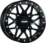 DragonFire Racing Typhon Beadlock Matte Black Wheels 14x7 Wheel 14X7 4/156+10 5+2 Machined thumbnail 3