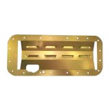 Milodon Windage Trays 32000 Tray, Steel, Gold Iridite, Louvered, Rear or Center Sump, Mopar, Big Block B, Big Block RB, 426 Hemi, Kit thumbnail 1