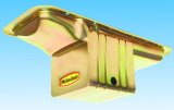 Milodon Street and Strip Oil Pans 31015 Pan, Steel, Gold Iridite, 7 qt., Mopar, Big Block, B/RB, Fits A, B E Bodies, External Sump, Each thumbnail 2