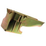 Milodon Street and Strip Oil Pans for 1962-1967 CHEVY II - 31061 Pan, Steel, Gold Iridite, 6 qt., Chevy, Small Block, Dart SHP, RH Dipstick, Each thumbnail 3